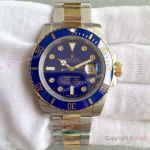 Noob Factory Rolex Submariner 2-Tone Diamond Markers Watch 1:1 Replica